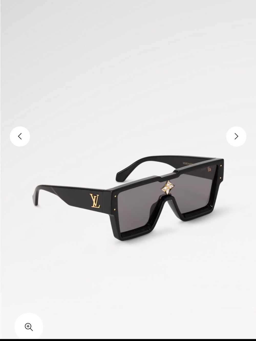LV Black Cyclone Sunglasses